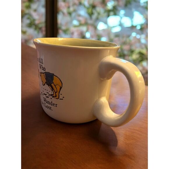 Disney x Life Is Good Winnie the Pooh & Piglet "Not All Who Wander" Coffee Mug - Picture 5 of 8